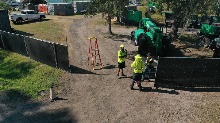 Temporary Construction Fence Rental
